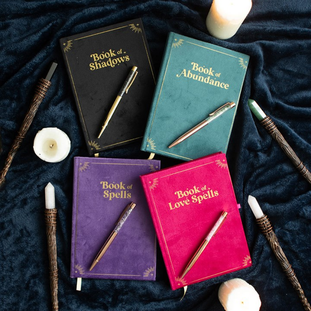 *Book of Shadows Journal with Black Obsidian Crystal Pen (12/24)