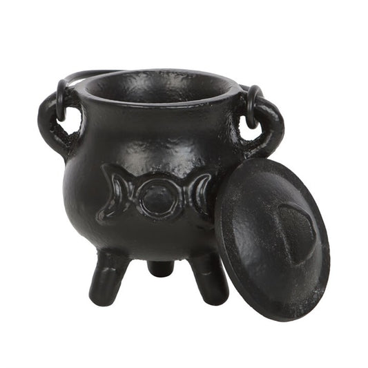 *7.5CM Cast Iron Cauldron with Triple Moon (3/9)