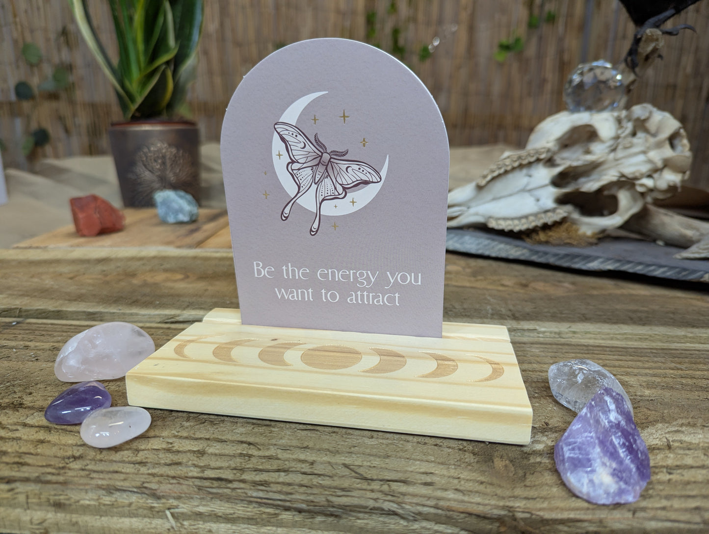 Luna Moth Affirmation Cards