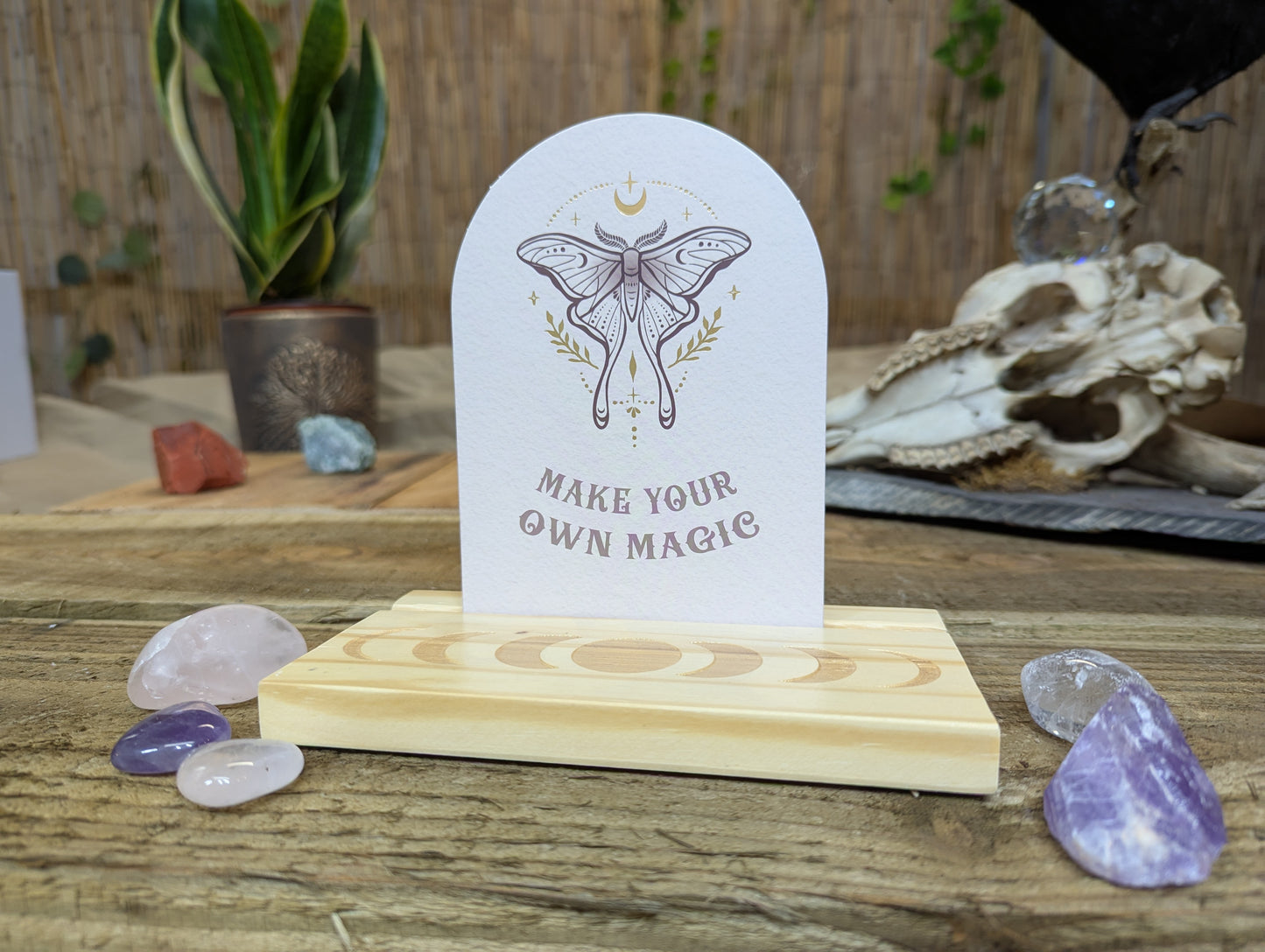 Luna Moth Affirmation Cards