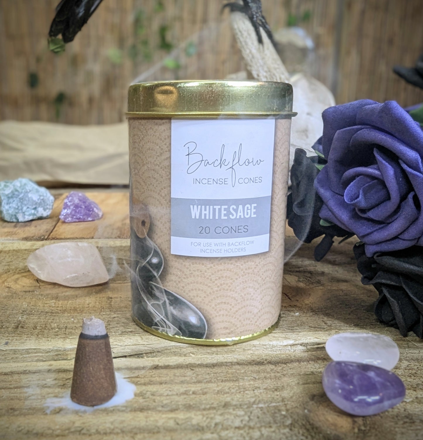 White Sage Incense backflow Cones