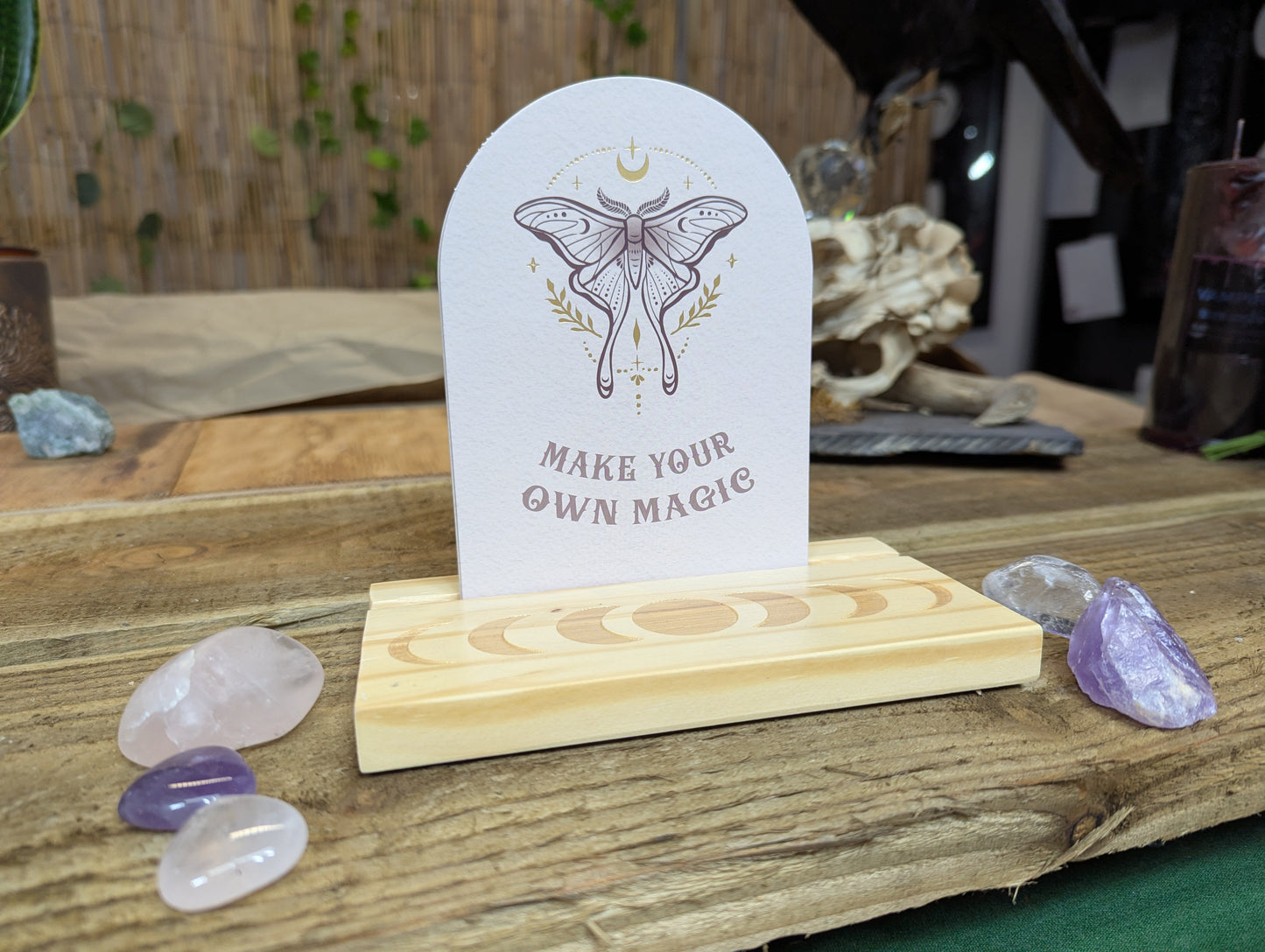 Luna Moth Affirmation Cards
