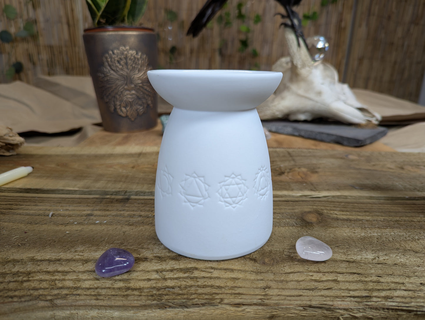 Ceramic oil burner