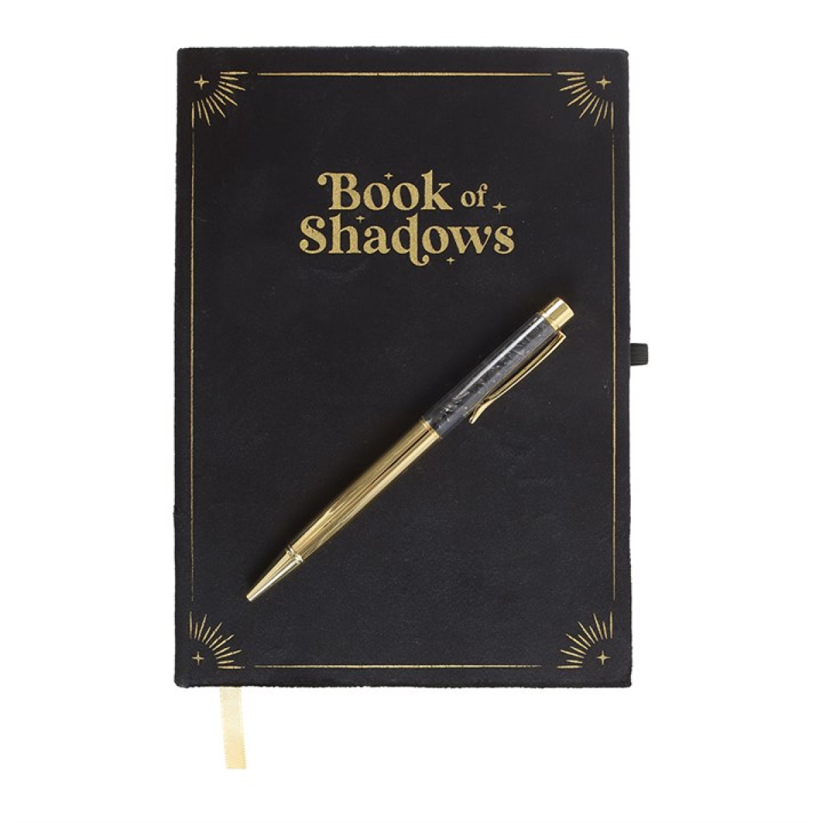 *Book of Shadows Journal with Black Obsidian Crystal Pen (12/24)