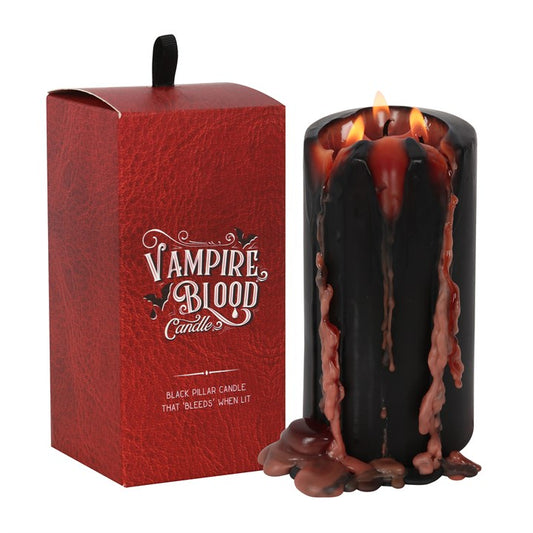 *Large Vampire Blood Wax Pillar Unscented Candle (4/16)