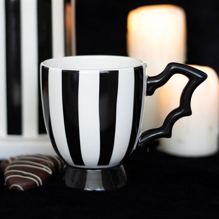 *Striped Ceramic Teacup (12/36)