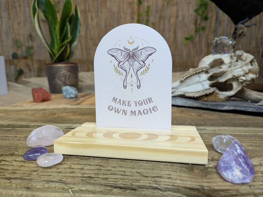 Luna Moth Affirmation Cards