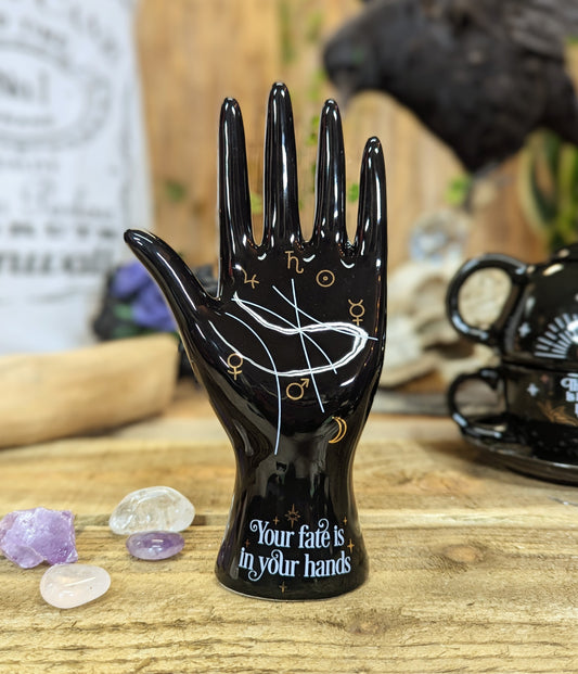 Black Palmistry Hand