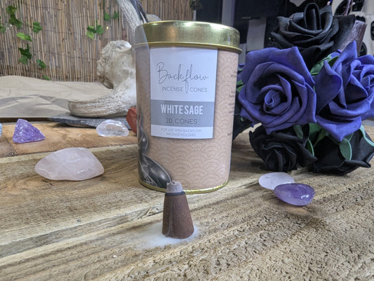 White Sage Incense backflow Cones